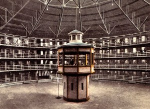 Panopticon - Carcere ideale progettato nel 1791 dal filosofo e giurista Jeremy Bentham